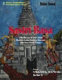Image of BAHASA JAWA KELAS X